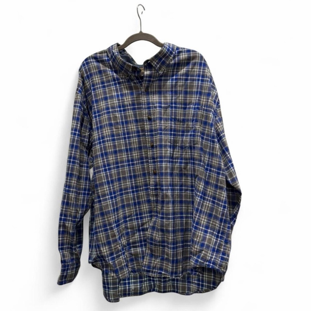 C.E. Schmidt Workwear Blue Plaid Shirt 3X